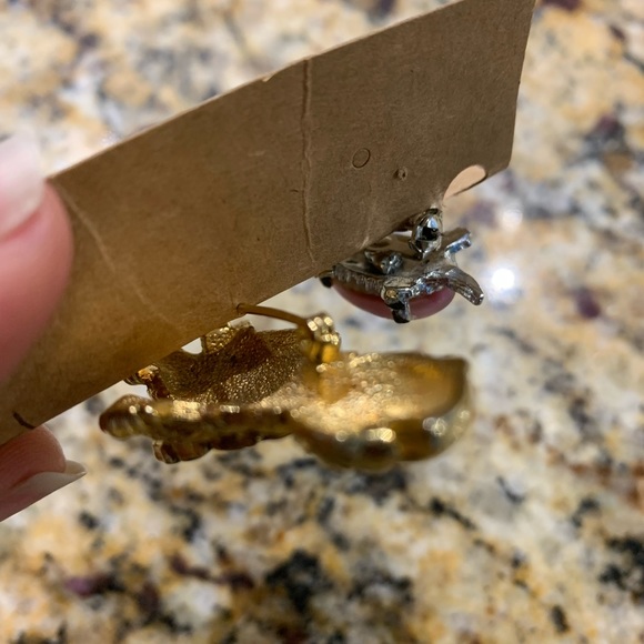 Vintage Turtle Brooch Lot of 2 Turtle love Turtle people - Picture 6 of 8